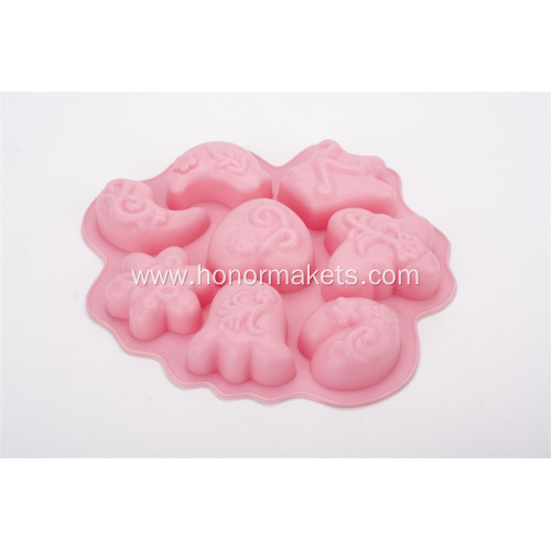 Silicone Easter animal cake mold